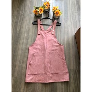 ▫️Forever 21 Overall Suede Mini Dress▫️